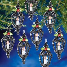 Ornment-7473 Beadery The Beaded Ornament Kit-christmas Lantern Makes 10