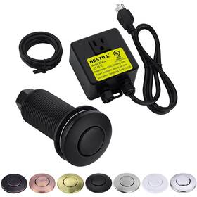 Bt40a40pmb Bestill Sink Top Garbage Disposal Air Switch Kit Matte Black 3.6 Inch Long Push