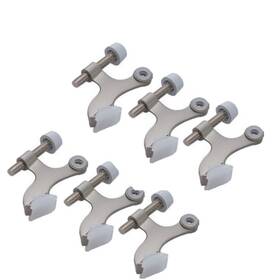 A-149 Better Home 6-pack Hinge Pin Satin Nickel Door Stopper Easy To Install