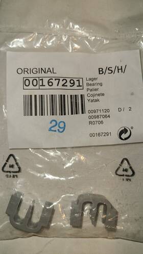 00167291 Bosch Tine Clip Dishwasher Oem 167291 - Lowest Price Discounts