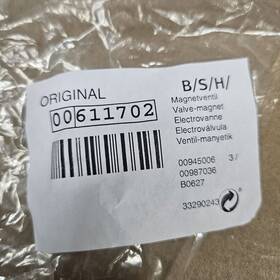 00611702 Bosch Brand New Genuine Oem Dishwasher Water Inlet Valve Factory
