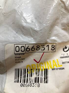 00668318 Bosch # Dishwasher Door Hinge