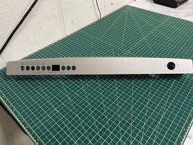 00683965 Bosch Dishwasher Facia Panel Silver Grey Oem Open Box