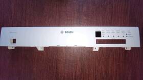 00684288 Bosch Dishwasher White Facia Control Panel - New