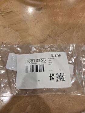 10010258 Bosch Dishwasher Protective Cover-new In Sealed Bag-oem