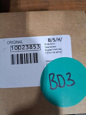 10023853 Bosch Oem Water Inlet Valve Brand New In Box Dd2