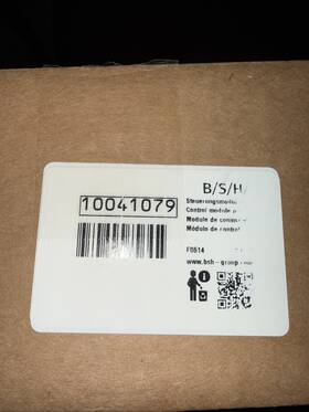 10041086 Bosch Programmed Control Module-new In Sealed Box-oem