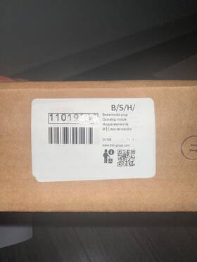 11019860 Bosch Dishwasher Operating Module Pro