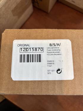 12015870 Bosch Dishwasher Power Module Programmed