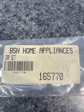 00165770 Bosch 165770 / Oem Part 165770- Inch Cap Set Dishwasher .h11d3