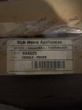 644525 Bosch Power Module For Open And Double Check