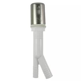 10924 Branded Brushed Nickel Dishwasher Air Gap Cap With 7/8 Inch O.d. Body Easy Install