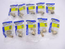 Hes-6-12x Brasscraft 10 Pack 3/4 Inch Dishwasher Fitting Elbows Female Hose Thread