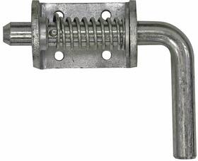 B2596ss Buyers Products Company Spring Latch Assembly Silver Ss 1 Count Heavy Duty Without Keeper