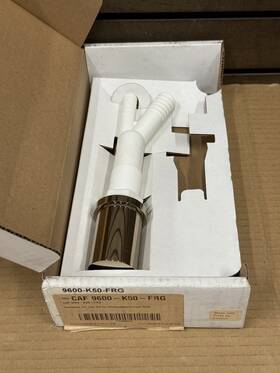 9600-k50-frg California Faucets Dishwasher Air Gap Kit - French Gold Unused