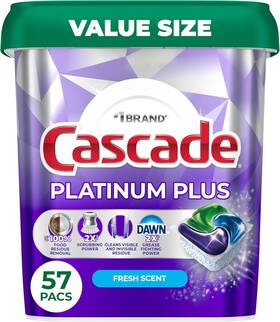 B0bs4mrwtt Cascade Platinum Plus Dishwasher Pods