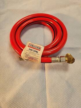 Certified Appliance Accessories 086844261982 Pvc Dishwasher Connector Water Supply Line 6ft
