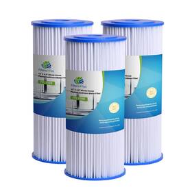 Hdx4pf4 Cfs 850043498957 10 Inch X 4.5 30 Micron Compatible Water Filters For Hdx Pleate