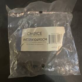 Wd21x10490cm Choice Manufactured Parts Latch And Switch Assembly Black Dishwasher