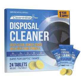 Ch-dc-24 Cleanhike Garbage Disposal Cleaning Deodorizer Tablets - 24 Pack Super Fresh Lemon F