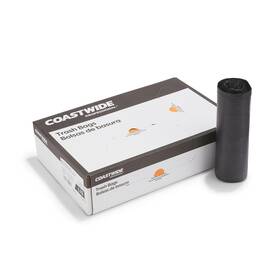 Cw22753 Coastwide Linear Low Density Trash Bags 55 Gallon Black 100 Bags/box