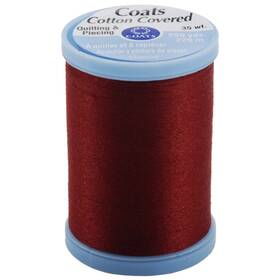 250yd-barberry Coats & Clark S925-2820 Cotton Covered Quilting And Piecing Thread Red -