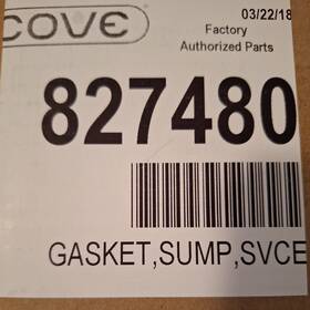 827480 Cove Nib Genuine Oem Gasket Sump
