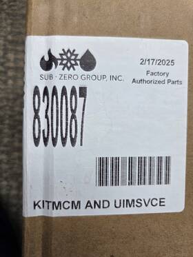 830087 Cove Dishwasher Kitmcm And Uimsvce