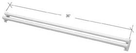 K5167 Crl C.r. Laurence White Storm And Screen Door Push Bar
