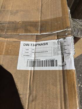 Dwt24pnasr24 Dacor Dwt24pnasr Inch Dishwasher Panel Kit In Silver Stainless Steel