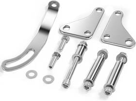 Dl-241724 Daola888 Power Steering Pump Mounting Bracket Lwp Swp Compatible With Chevy/gm Silver