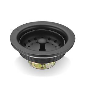 Kd-001-m Decor Star 3 1/2 Inch Drop-in Kitchen/bar Sink Basket Strainer Matte Black