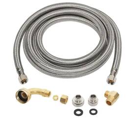 Decosource 804467440160 Dishwasher Installation Kit - 5 Feet Long Hose And 4 Appliance Ada