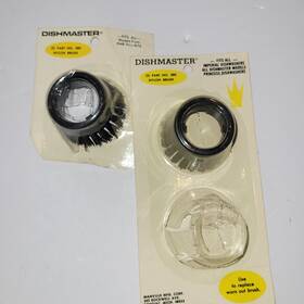 K0280 Dishmaster Two Open Packs Of Part No. 280 Black Nylon Brushes