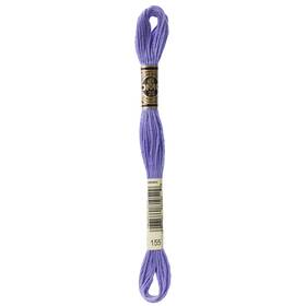 8.7yd-med Dmc 117-155 12 Pack - 6-strand Embroidery Cotton 8.7yd-med. Dk. Blue Violet-between 340
