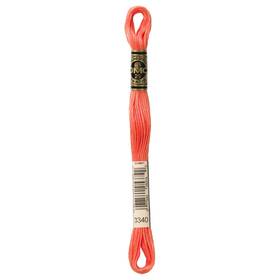 8.7yd-medium Dmc 117-3340 12 Pack 6-strand Embroidery Cotton Apricot