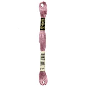 8.7yd-medium Dmc 117-3688 12 Pack 6-strand Embroidery Cotton Mauve