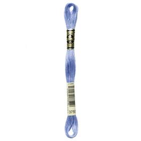 8.7yd-baby Dmc 117-3755 12 Pack - 6-strand Embroidery Cotton Blue