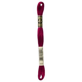 117-777 Dmc 12 Pack 6-strand Embroidery Cotton 8.7yd-very Dark Raspberry-darker Than 383