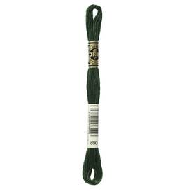 117-890 Dmc 12 Pack 6-strand Embroidery Cotton 8.7yd-ultra Dark Pistachio Green