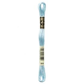 117-964 Dmc 12 Pack - 6-strand Embroidery Cotton 8.7yd-light Seagreen