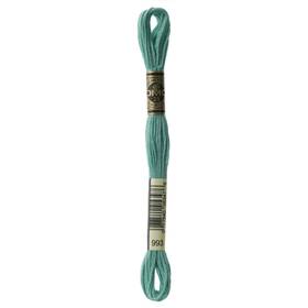 117-993 Dmc 12 Pack 6-strand Embroidery Cotton 8.7yd-light Aquamarine