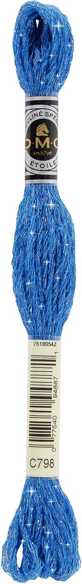 617-c798 Dmc 6 Pack 6-strand Etoile Embroidery Floss 8.7yd-dark Delft Blue