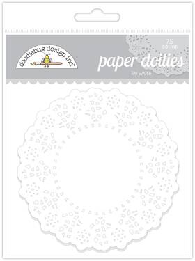Dd-4460 Doodlebug 3 Pack Doilies 4.5 Inch 75/pkg-lily White