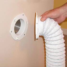 5000-1 Dryer Dock Vent 6 Inch For 4 Tubes White
