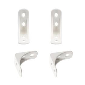 Dtf220714tt0547 Dtgn 39x39x16mm Lxwxh Plastic Corner Brackets -100pack - Good For Furniture Repai