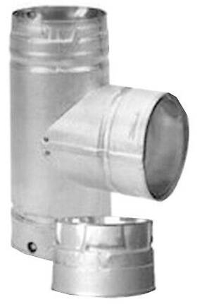 3pvl-tr Duravent 2 Pack - Pellet Vent Clean-out Tee 3- Inch -3pvl-tr