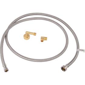 Eastman 091712410324 Dishwasher Installation Kit 6 Foot Supply Line 3/8 Inch Compression X 1/2 I