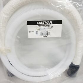 Eastman 10 Ft. Corrugated Dishwasher Drain Hose White