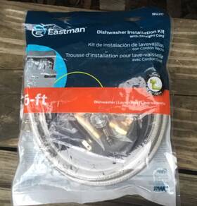 1812217 Eastman Dishwasher Installation Kit 6 Ft. New And Unopened